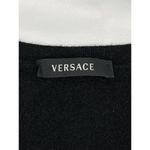 Versace Womens Black V Neck Long Sleeve Sweater Size 42 SKU 7360 Photo 2
