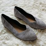 Toms Black/White Suede Leopard Julie Flat 6 Photo 2