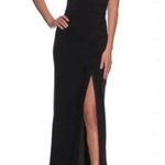 La Femme 28079 Black Cut Out Back Gown 4 Photo 0