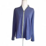 L.L. Bean Women’s Lavender Zip Jacket Size XL Stretch Nylon‎ Blend Full Zip Purple Photo 1