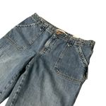 Hydraulic Vintage  1990s Y2K 9/10 Medium Wash Wide Leg Capris with Flap Pockets Photo 1