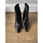 Marc Fisher Women's  Kulika Black‎ Leather Pointed Toe Block Heel Ankle Boots 5 Photo 2