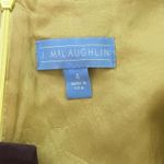 J. McLaughlin  Dress Womens 4 Yellow White Floral Flowers‎ Sheath Office Wedding Photo 5