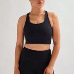 Girlfriend Collective  | Paloma Racerback‎ Active Sports Bra in Black Size Small Photo 1