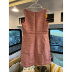 White House | Black Market Women's Coral Tweed Shift Dress Size 10 Photo 3
