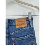 Levi's Premium Denim Ribcage Jean Shorts Women 24 Blue Button Fly Preppy Western Photo 5