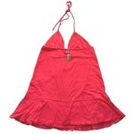 Vitamin A  Jersey Cover Up-Guava, bikini cover, 100%Cotton, lined mini dress, NWT Photo 3