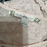 Chelsea and Violet Chelsea Violet Dress Womens M Pink Sheer Lace Boho Romantic Coquette Photo 8