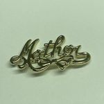 Pretty Women’s Mothers Day Gift Costume Brooch Pin Gold Tone Photo 1