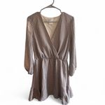 Ali Ro v-neck long sleeve Gingham Dress aprox Large A-46 Photo 1