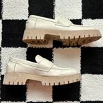 Steve Madden Lawrence Cream Leather Loafers 10 Photo 0