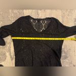 a.n.a  Bathing Suit Black Lace Coverup Photo 3