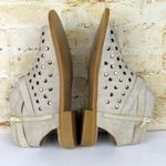Musse & Cloud Anthro Leather Studded Peep Toe Ankle Booties Size 40 US 9 Rock Photo 6