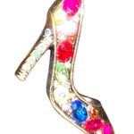 Multicolor High Heel Pendant Necklace and Earrings set. New Red Photo 1