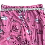 Friends pink velour pajama lounge pants size medium 8/10 Photo 4