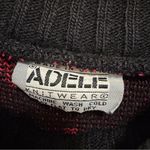 Vintage ADELE Cat Kitten Bow Mouse Heart Sweater 80s Cottagecore Sz LARGE Blue Photo 4