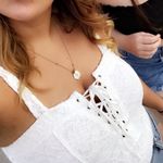 Charlotte Russe White Lace Bodysuit Photo 0