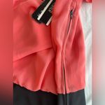 A Byer A. Byer One Shoulder Dress - Coral and Black Photo 1