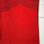 Bebe Bold Red Mini Dress women’s medium y2k fitted event 2010s party club Photo 2