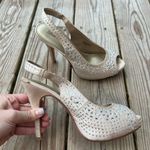 Lulu Townsend  | size 8 | Champagne LT Shania Heels Photo 1