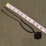 3 necklaces in black, black and gold, black and white colored EUC Photo 8