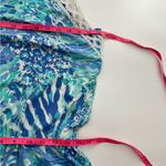 Lilly Pulitzer  Lala Halter Romper Blue Haven
Hey Soliel Sz M Photo 4
