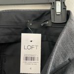 Loft Ann Taylor  Trouser Straight Through the Hip Grey Photo 3