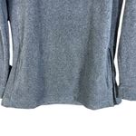 Nike  Dri-FIT Pullover Womens S Gray Funnel Neck Fleece Athleisure Minimalist Photo 1