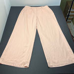J. Peterman Wide Leg Lined Pant Womens Size 14 Light Peach Office Classic NWOT Orange Photo 0