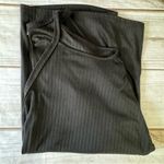 White Birch NEW  Black Ribbed Cold Shoulder 3/4 Sleeve Loose Fit Top Size 2X Photo 3