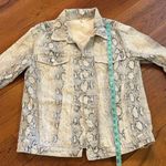 Free People Snake Trucker Jacket in Ivory Photo 9