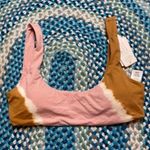 l*space L Lizzie Bikini Top Stripe Tie Dye Swimsuit NWT Small Photo 0