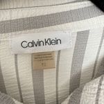 Calvin Klein  Women’s 12 Gray White Shirt Dress Photo 1