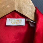 Victoria's Secret Women's Vintage VTG  Red Satin payama top Shirt Photo 3