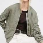 Free People  Utility Bomber Jacket Photo 0