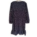 Draper James  Floral Peasant Dress Women's Large Navy Preppy Feminine Dainty Photo 7