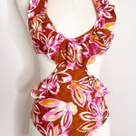 Aerie  Ruffle Cutout One-Piece Swimsuit Size XS American Eagle Photo 0