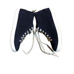  Shoes Banana Republic Suede High Top Sneakers Midnight Navy Photo 4