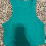 Teal Green Crop Tank Photo 0