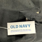 Old Navy  Sleeveless Button Up Dress Women Large Mid Length‎ Black Drawstring NWT Photo 8