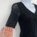 No Boundaries Y2K  Lace Babydoll Womens Top XS Black Whimsigoth Festival Coquette Photo 2