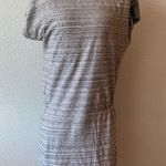 Loft drop waist t shirt dress sz Xs space-dye grey Photo 0