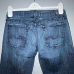 7 For All Mankind straight leg denim blue medium wash women’s jeans size 28 Photo 4