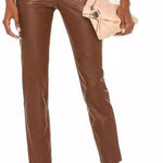 superdown Womens Chanice Faux Leather Belted Trouser Pants Size Small Photo 0