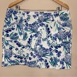 st. john's bay NWT ST JOHN’S BAY Floral Cotton Skort, Size 16 Photo 1