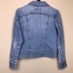 Banana Republic  Women’s Light Wash Denim Jean Zip-Up Jacket Photo 3