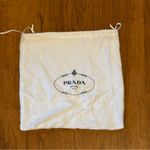 Prada  Drawstring Dust Bag White Blue 11.5” x 11.5” Photo 0