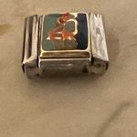 Puzzle Collection Italian 9mm Stainless Steel Golden Gate Bridge Charm Link EUC Silver Photo 2