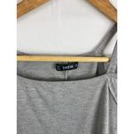 SheIn  cold shoulder heather grey shirt Photo 4