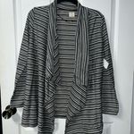 O'Neill Striped cardigan sweater Open front Shawl Collar Small New Photo 0